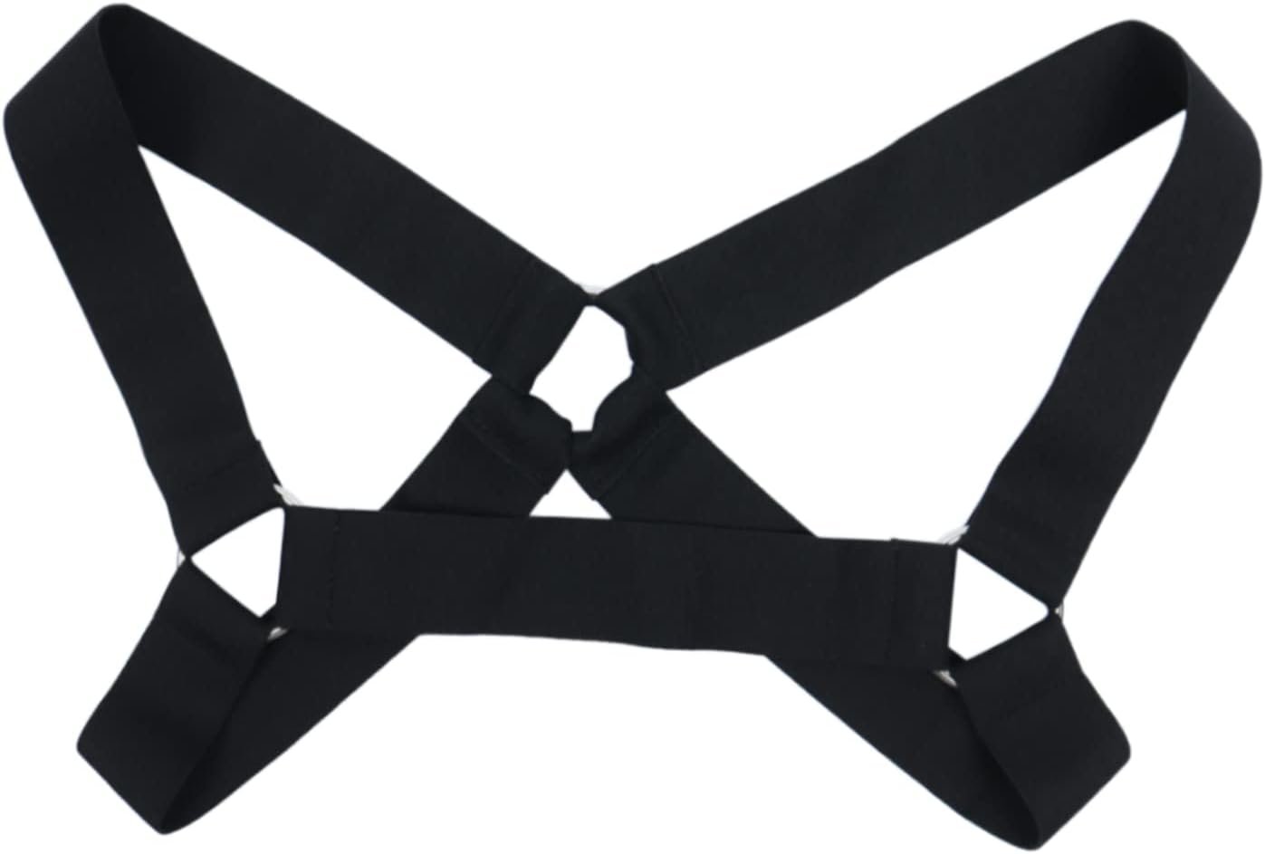 Mens Harness Belt Nylon Elastic Body Shoulder Strap Sexy Halter Club Wear Cosplay Costume