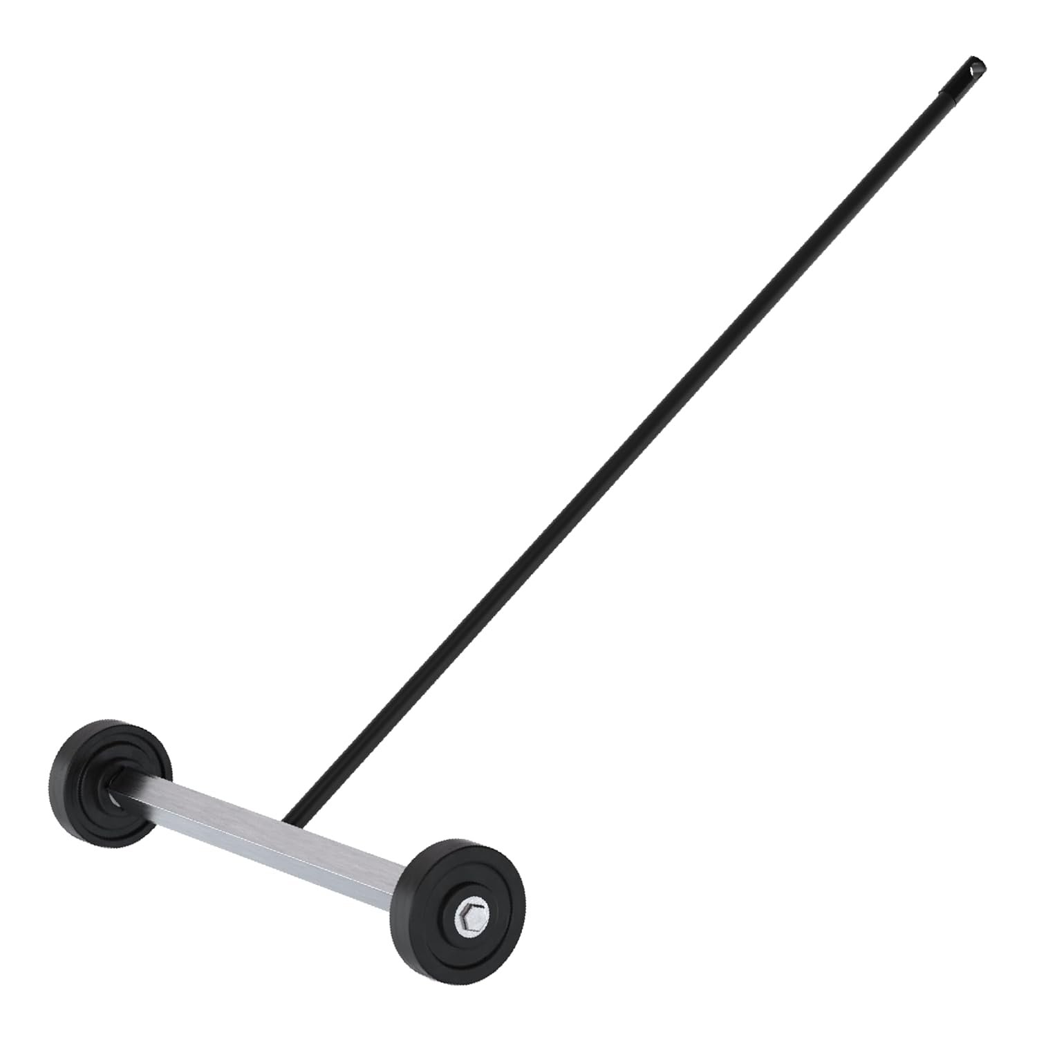 Master Magnetics Magnetic Sweeper with Wheels – Rolling Magnet Sweeper – Powerful Magnetic Tool for Lawn and Shop Use – Pick Up Nails and Other Metal Debris – Strong 30 lb Pull – 14.5”
