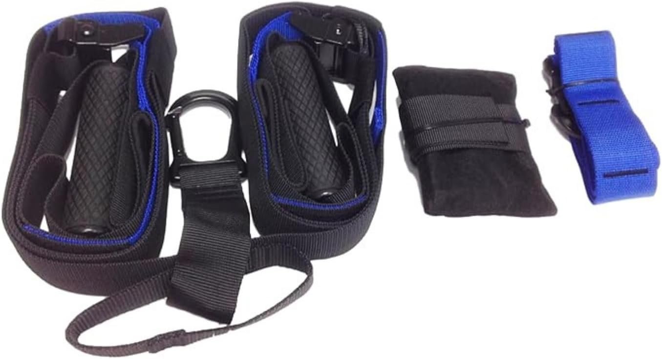 Suspension Trainer System for Full Body Workout, Adjustable Straps