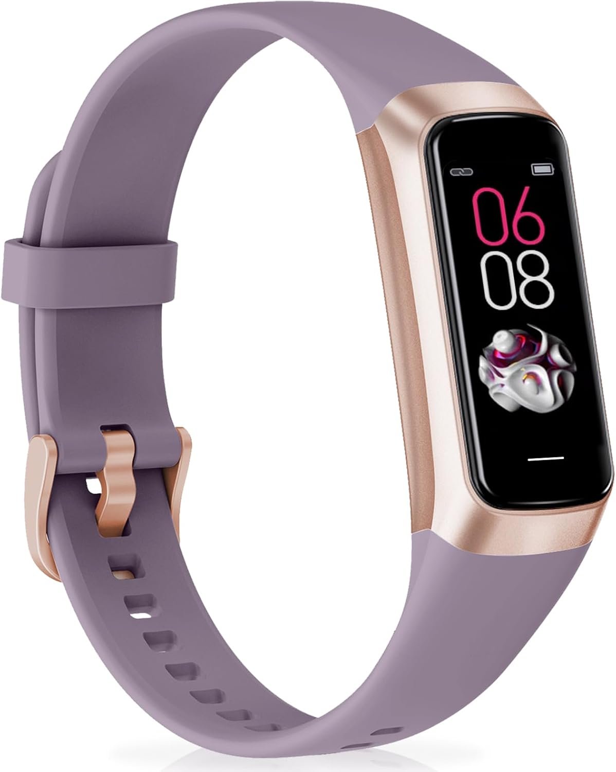 Fitness Tracker, Activity Trackers with 24/7 Heart Rate, Blood Oxygen Blood Pressure Sleep Monitor, Step Counter with 1.1″ AMOLED Touch Color Screen, Calorie Pedometer Health Smart Watch for Women Men