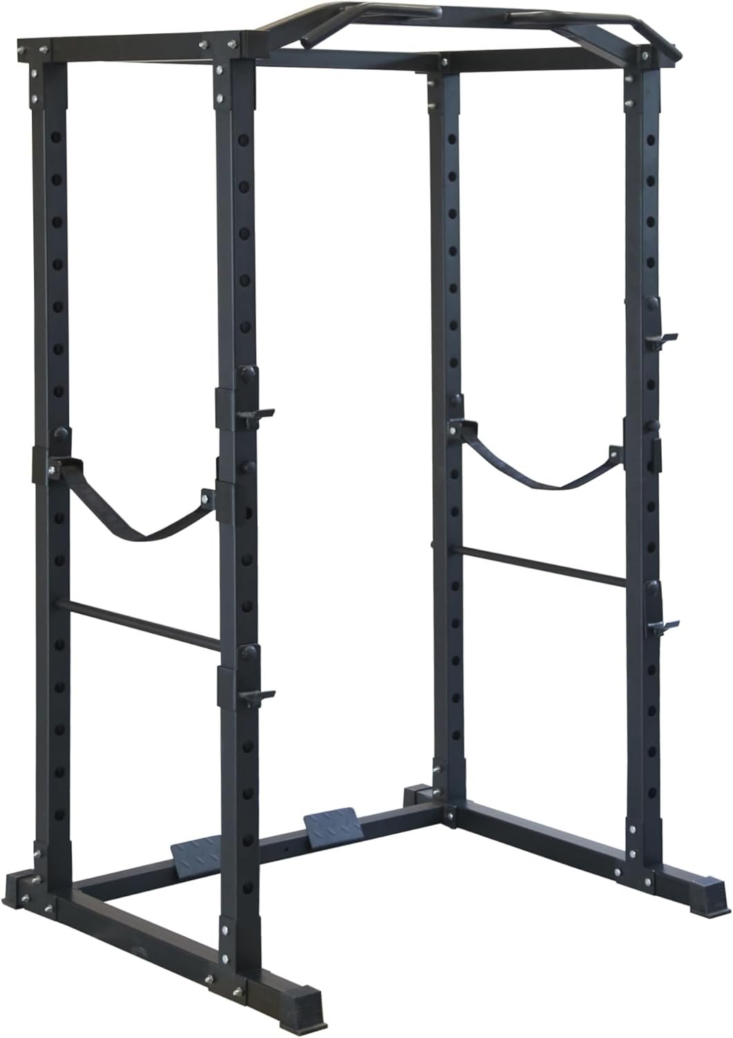 Fitvids Multiple Specifications Power Cage Squat Rack, Includes J-Hooks and Safety Straps, Other Optional Accessories