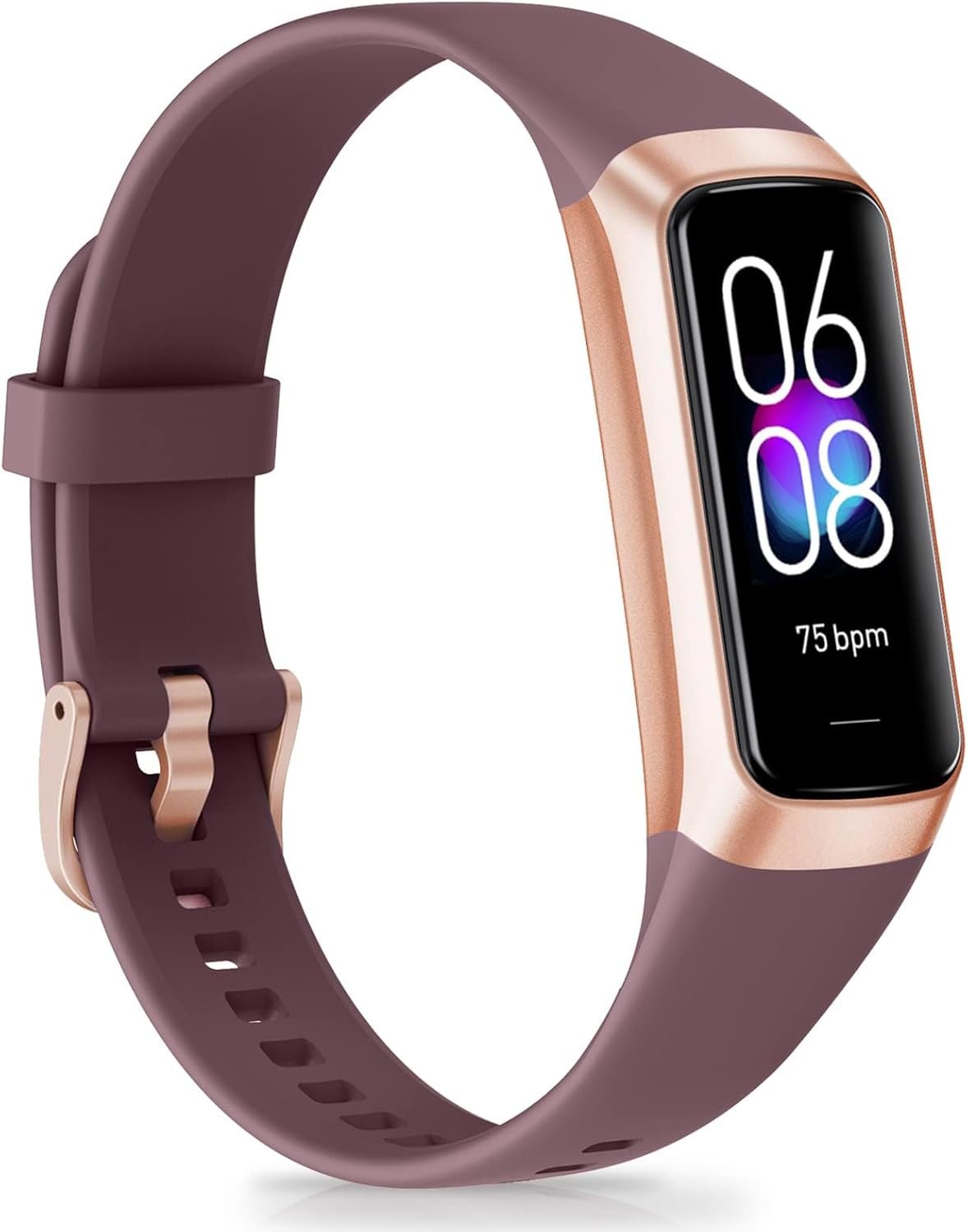 Fitness Tracker with 24/7 Heart Rate, Health Tracker with Step Counter Calories Sleep Monitor, 1.1″ AMOLED Touch Screen Activity Trackers, Pedometer Smart Watch for Women Men