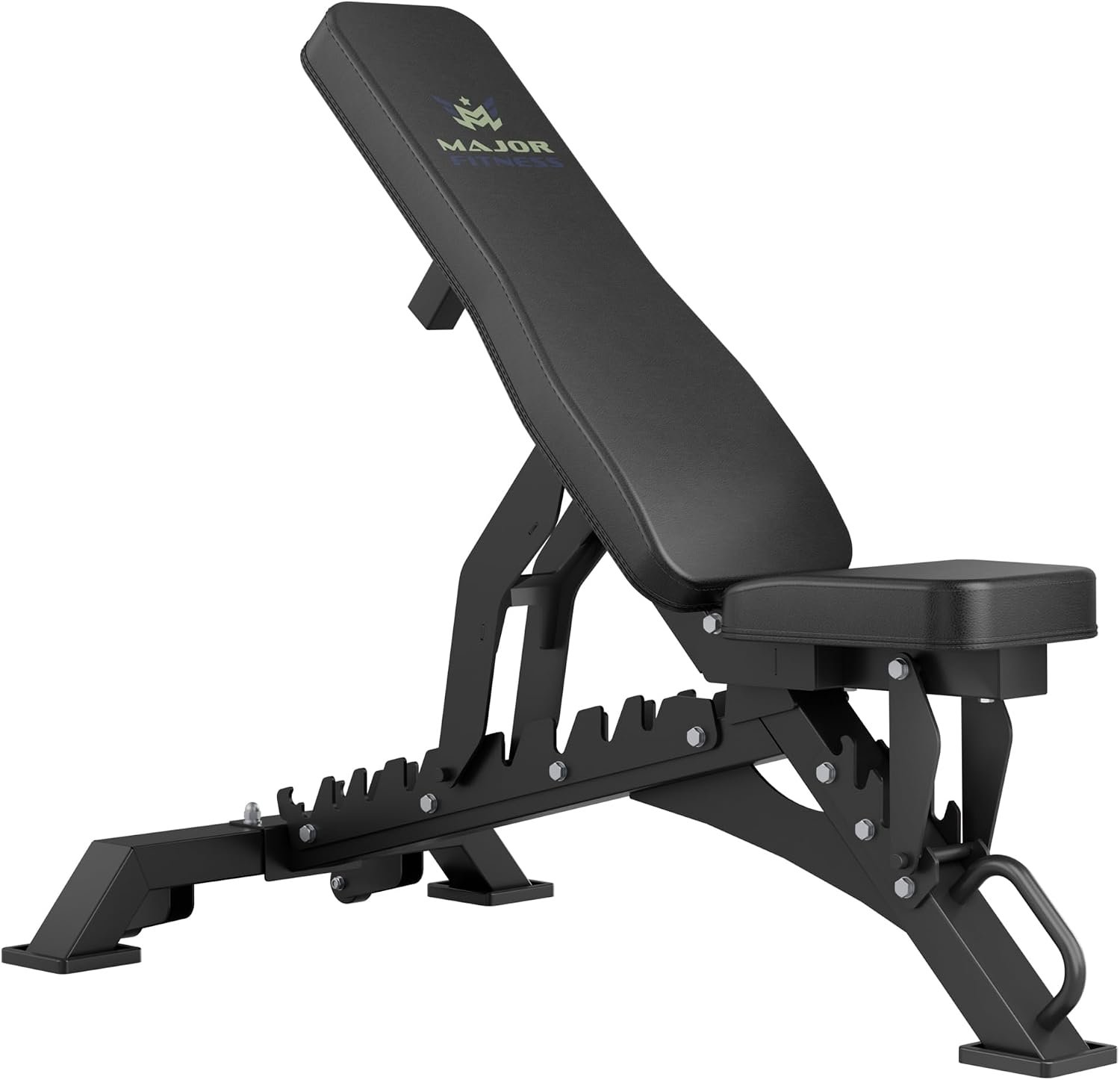 MAJOR FITNESS Weight Bench – 1300LBS Weight Capacity and 36 Adjustable Positions Strength Training Bench for Garage and Home Gym Workouts