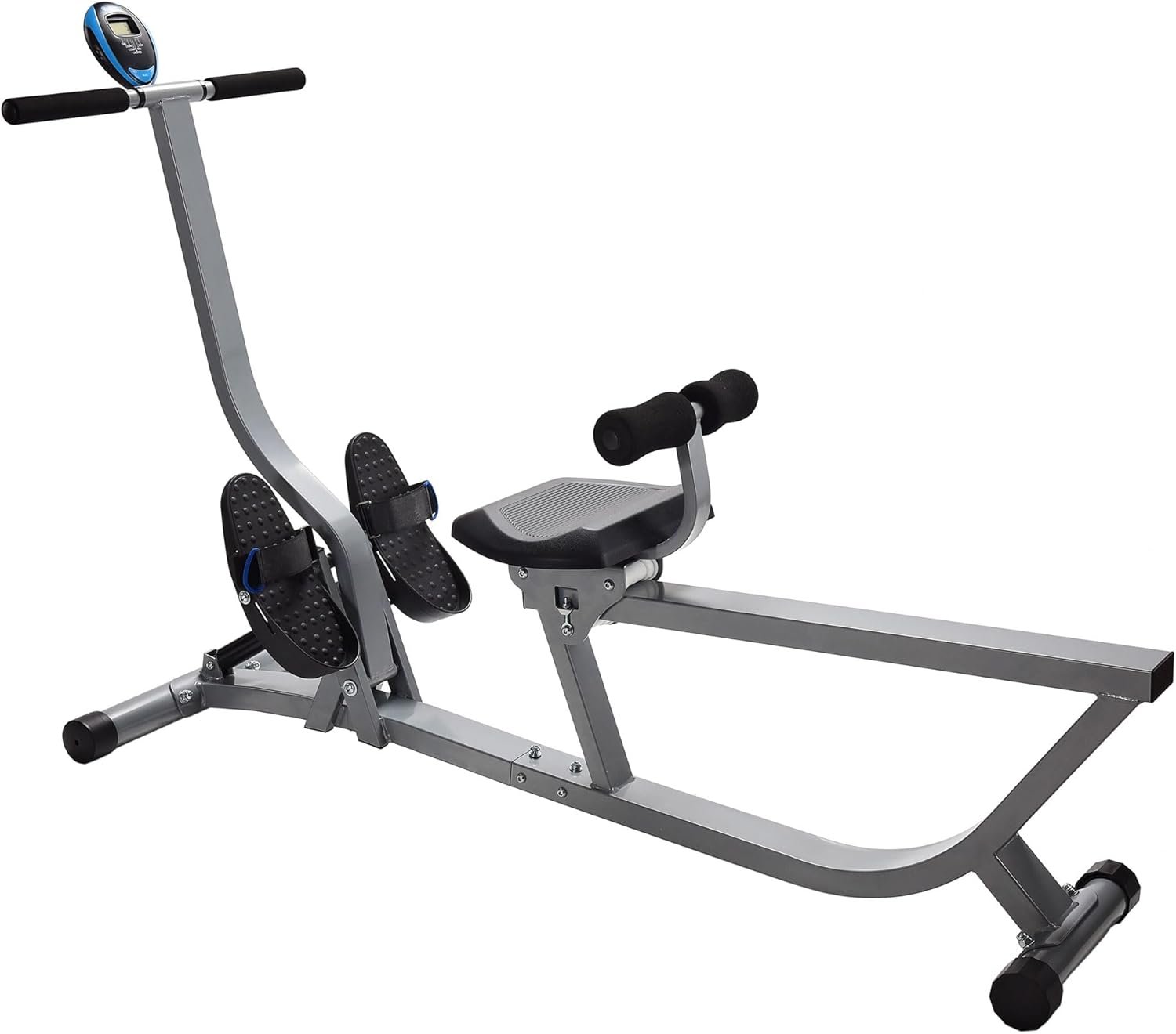 Stamina Hydraulic Rower Machine with Smart Workout App – Rowing Machine with Adjustable Resistance for Home Gym Fitness