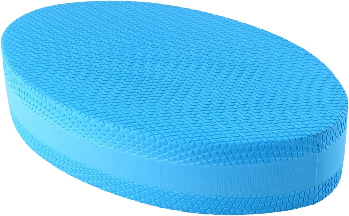 QWORK Stability Trainer Pad – Blue Foam Balance Exercise Cushion for Yoga, Pilates and Fitness – Improves Balance & Ankle Strength