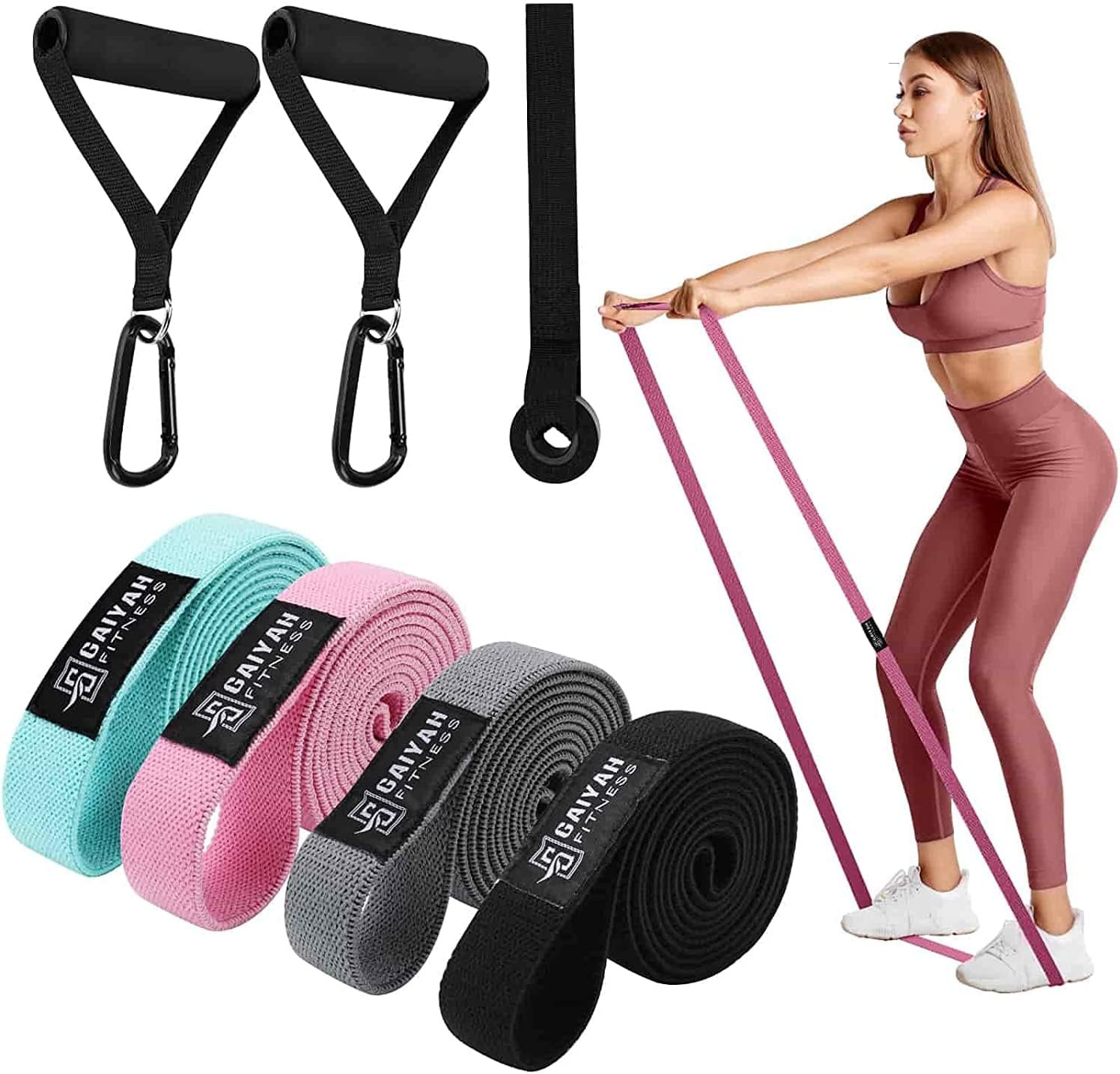 Long Bands for Working Out – Long Resistance Bands for Women Long Workout Bands Long Resistance Bands for Working Out Long Loop Resistance Bands Large Loop Resistance Bands Body Bands for Working Out