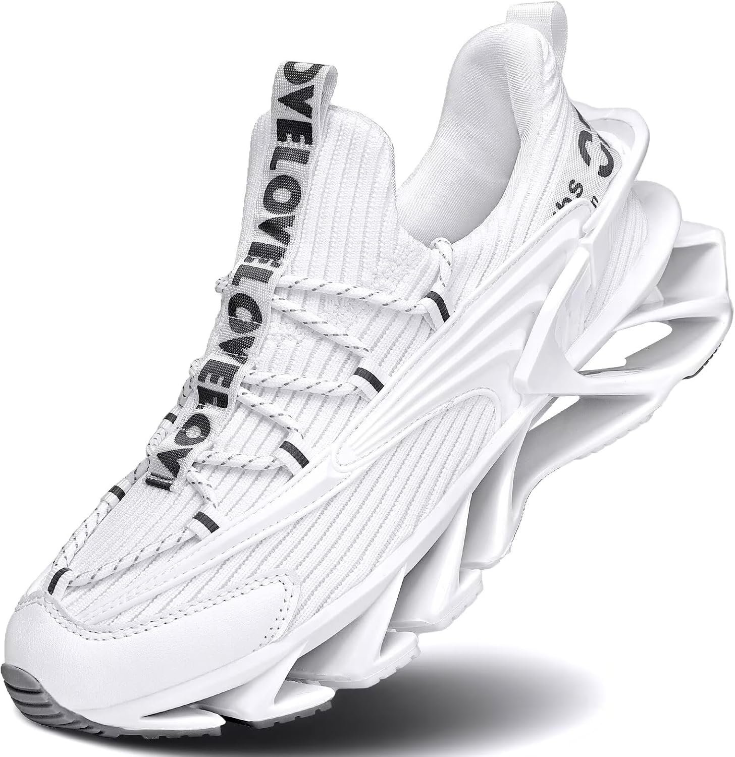 Mens Walking Shoes Casual Fashion Lace Up Blade Tennis Running Sneakers Comfort Non Slip Work Sport Athletic Trainers