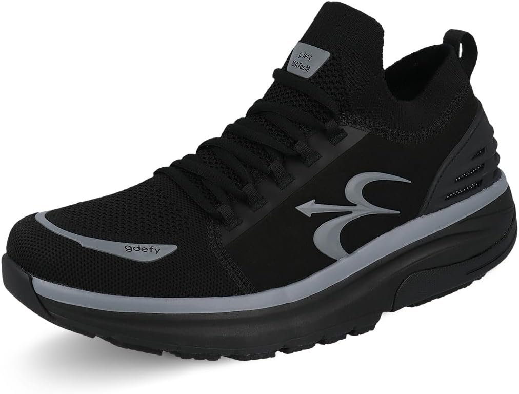 GDEFY Men’s MATeeM Cross-Trainer – Hybrid VersoShock Performance Proven Pain Relief Shoes with Support