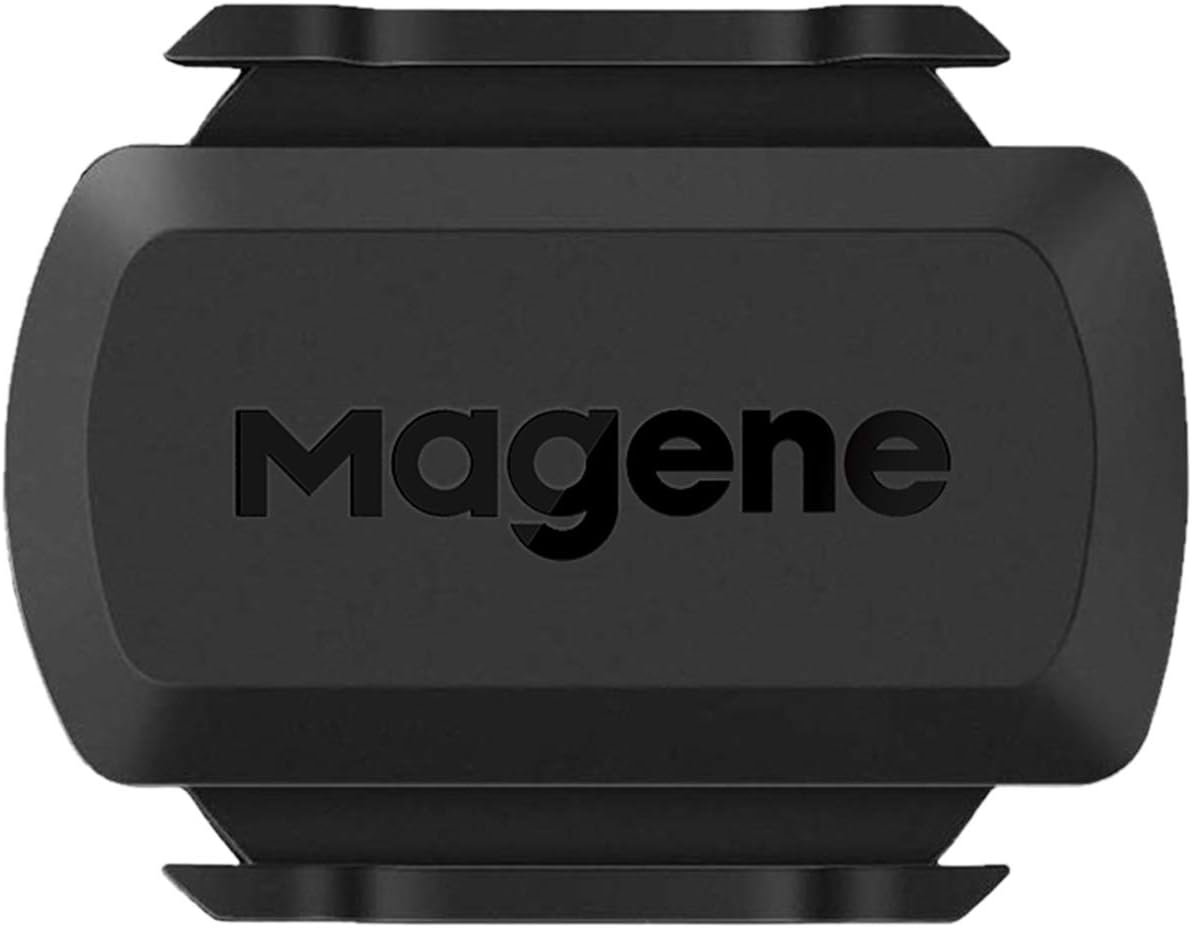 Magene Outdoor/Indoor Speed/Cadence Sensor for Cycling, Wireless Bluetooth/Ant+ Bike Computer RPM Sensor for Road Bike or Spinning Bike and Trainers Compatible with Onelap, Wahoo Fitness, Zwift
