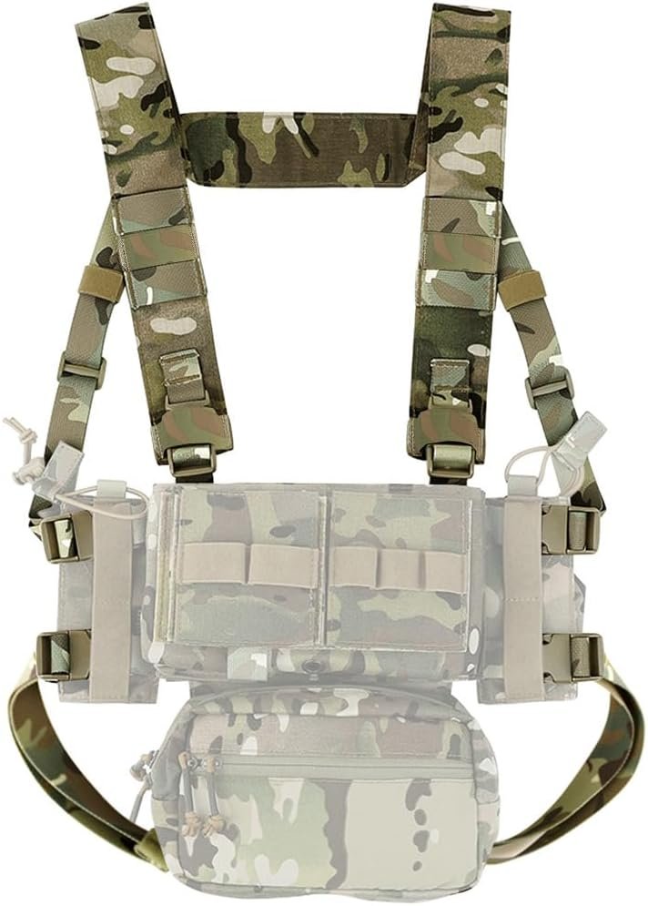 KRYDEX Fat Strap Shoulder Harness and Back Strap for MK3 MK4 MK5 Chest Rig