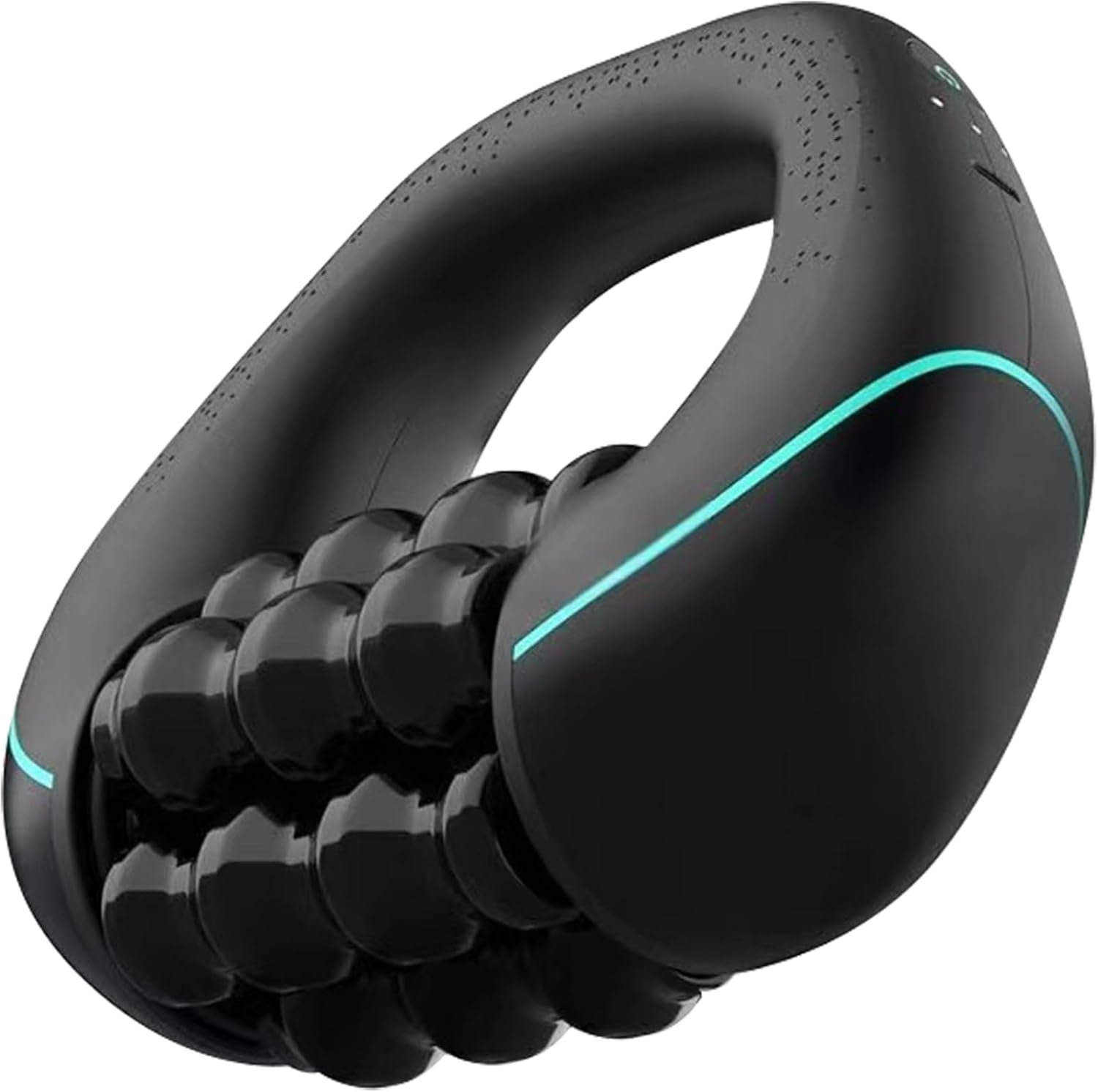 Electric Handheld Rolling Massager, 270min-Percussive Massager Targeting Knots with Pain Relieve Deep Tissue, 3-Speed Spin Vibrating Roller Massage for Back, Shoulders, Legs, Neck,Arms