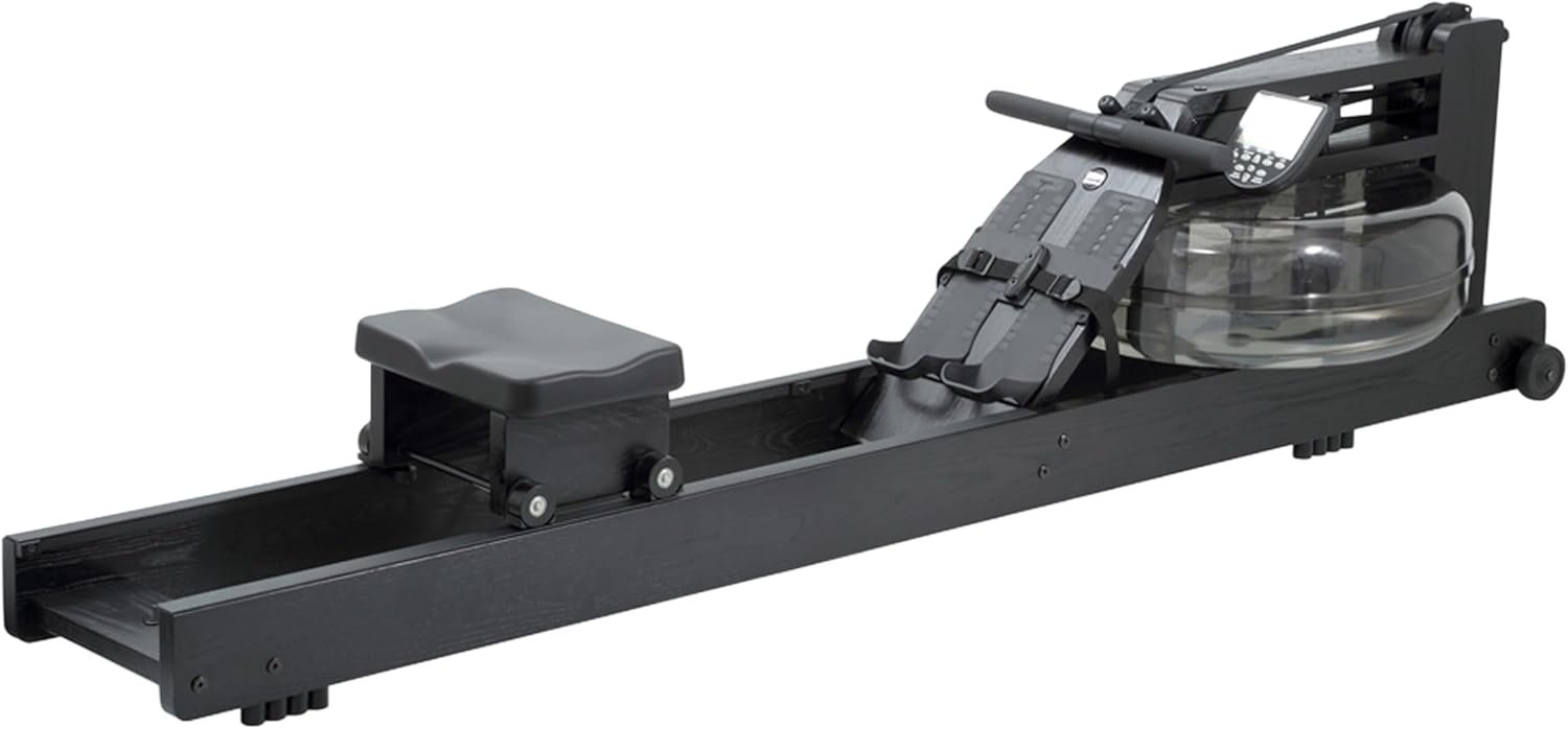 WaterRower Ash Rowing Machine with S4 Monitor | USA Made Water Rower | Original Handcrafted Erg Row Machine for Home Use & Gym