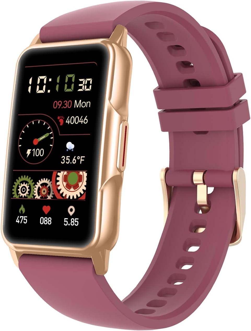 Mindrose Fitness Tracker with Heart Rate Blood Oxygen Sleep Monitor Sports Modes Step Calorie Counter Pedometer