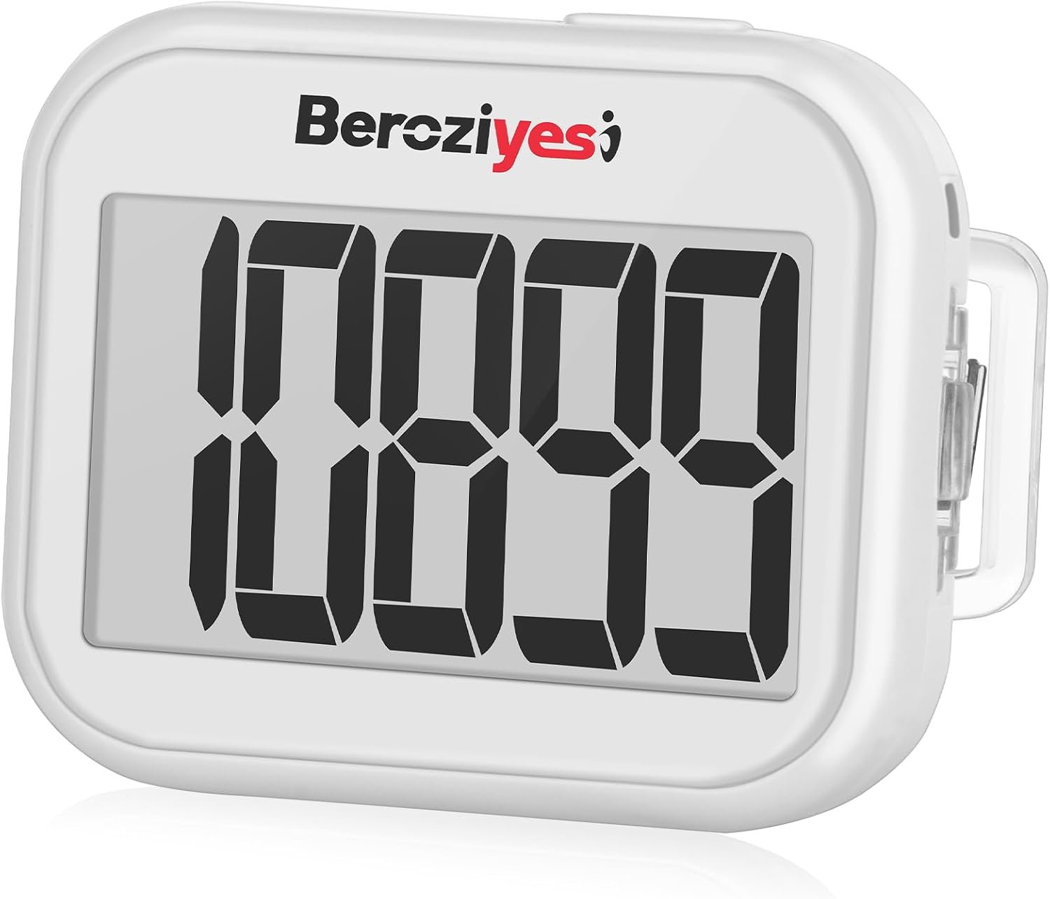 3D Pedometer for Walking, Simple Step Counter for Walking with Removable Clip and Lanyard, Accurate Pedometers for Steps, Step Tracker with Large Display for Men Women and Kids