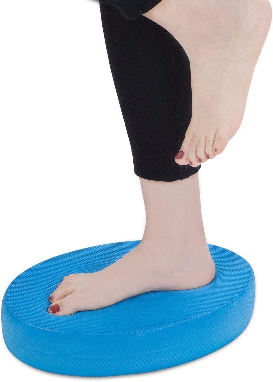 Stability Trainer Pad – Foam Balance Exercise Pad Cushion for Therapy, Yoga, Dancing Balance Training, Pilates,and Fitness (Blue)