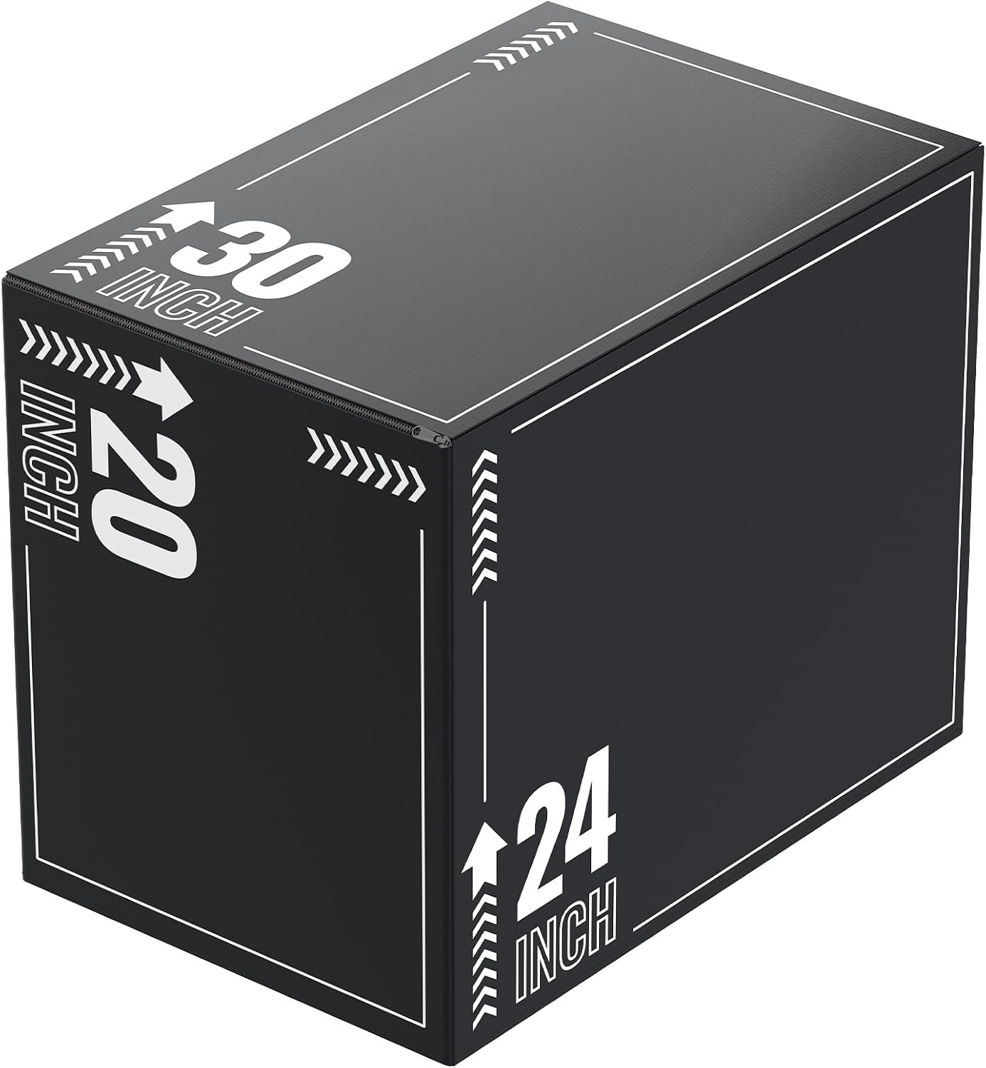 HANDBODE 3-in-1 Plyometric Box, Jumping Exercise Equipment Trainer with Non-Slip Surface for Workout Training, Pro-Duty HIIT Exercise Foam Plyo Box, Home Gym