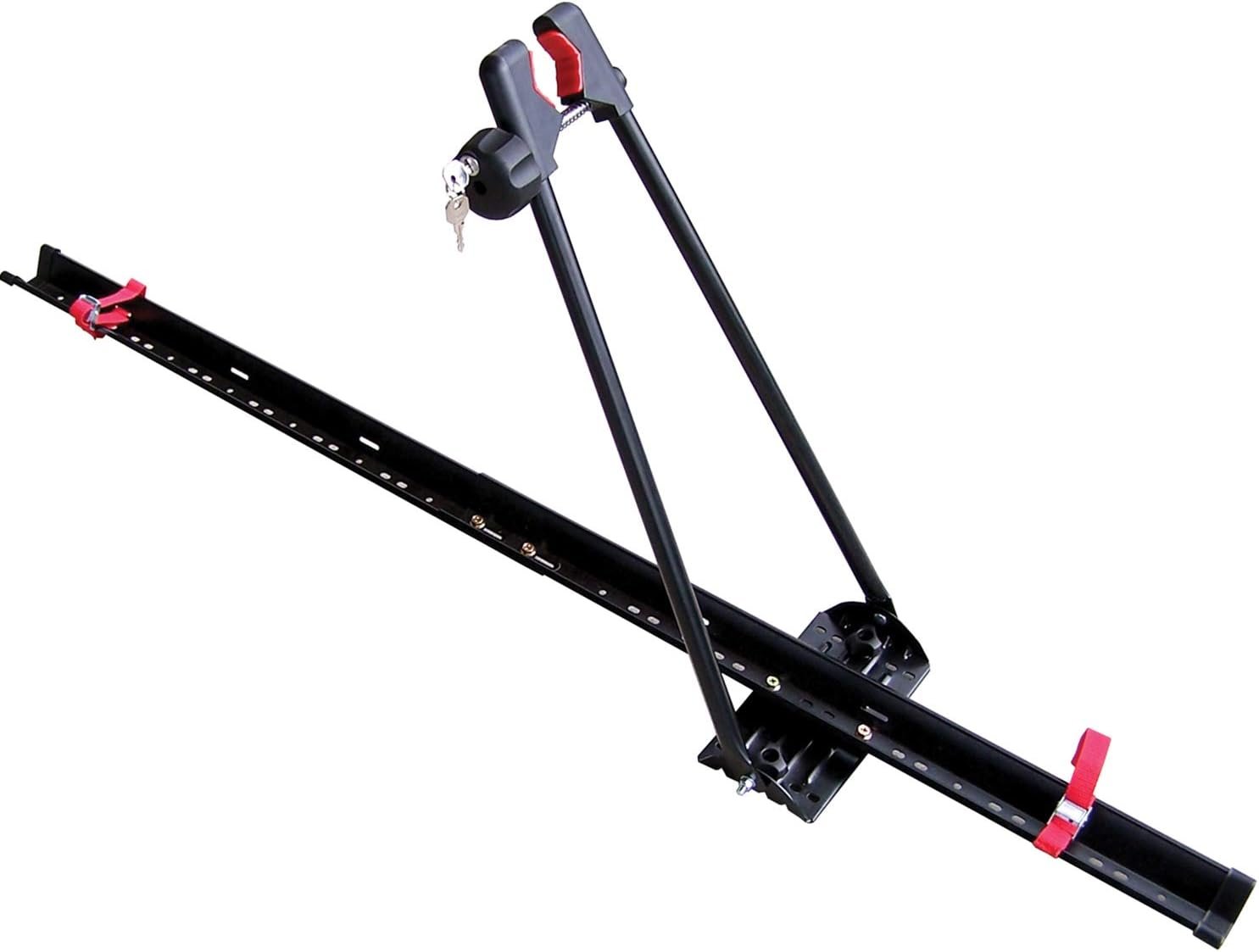 Swagman Upright Roof Mount Bike Rack – Rooftop Upright Bike Carrier for Secure Bicycle Transport