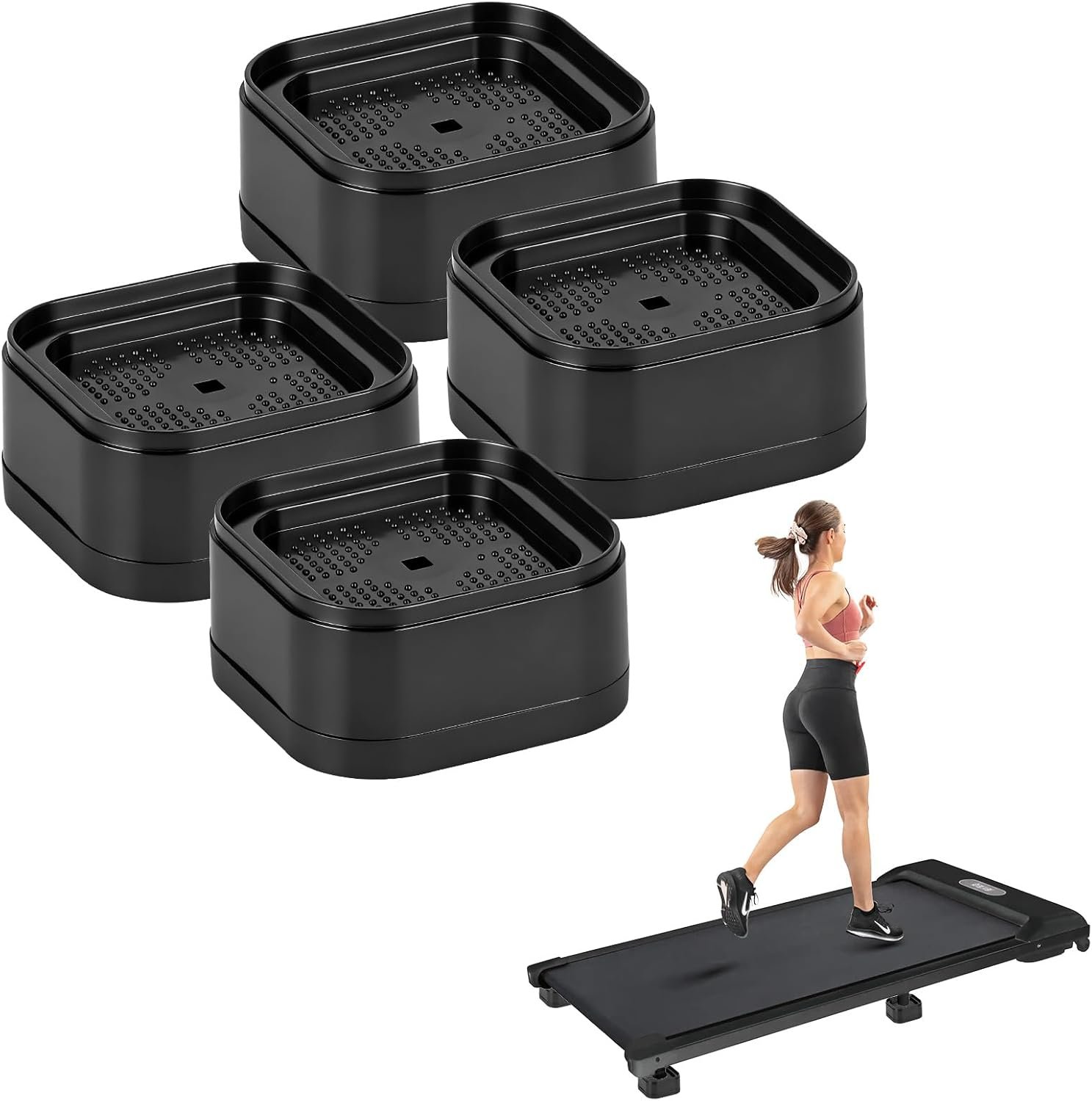 4-Pack Treadmill Incline Riser Blocks
