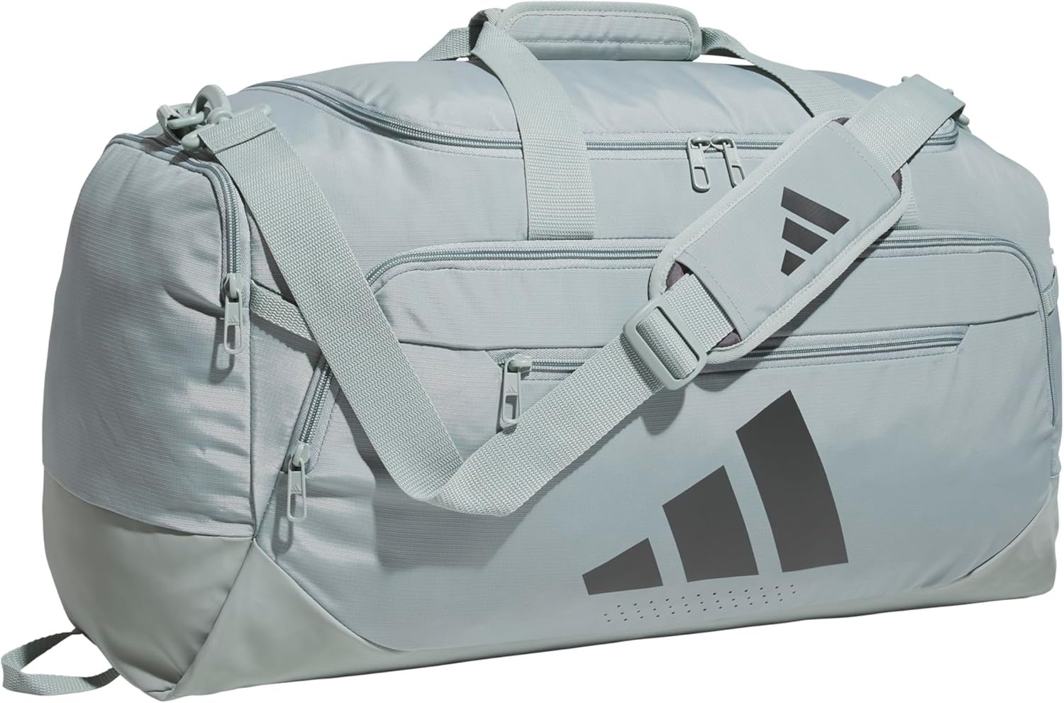 adidas Defender 5 Duffel Bag for Sports, Gym and Travel, Wonder Sage Green/Grey Six, OSFA