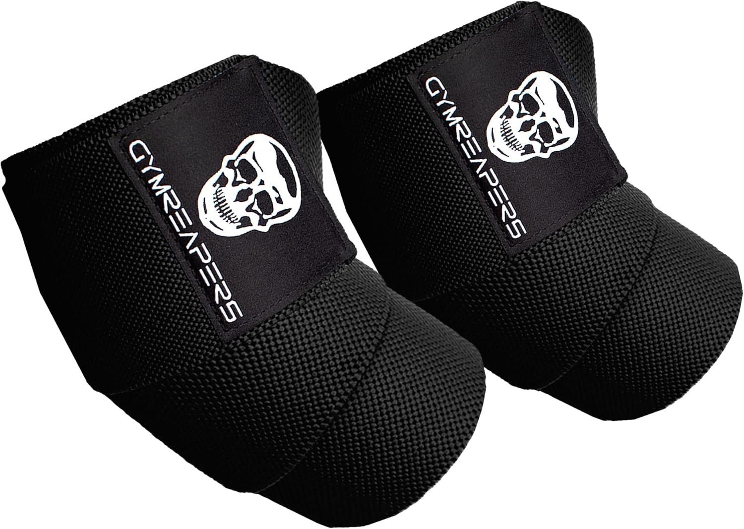 Gymreapers Weightlifting Elbow Wraps (1 Pair) – Flexible 40” Elbow Compression Strap & Joint Support Brace – for Bench Press, Powerlifting, and Pressing