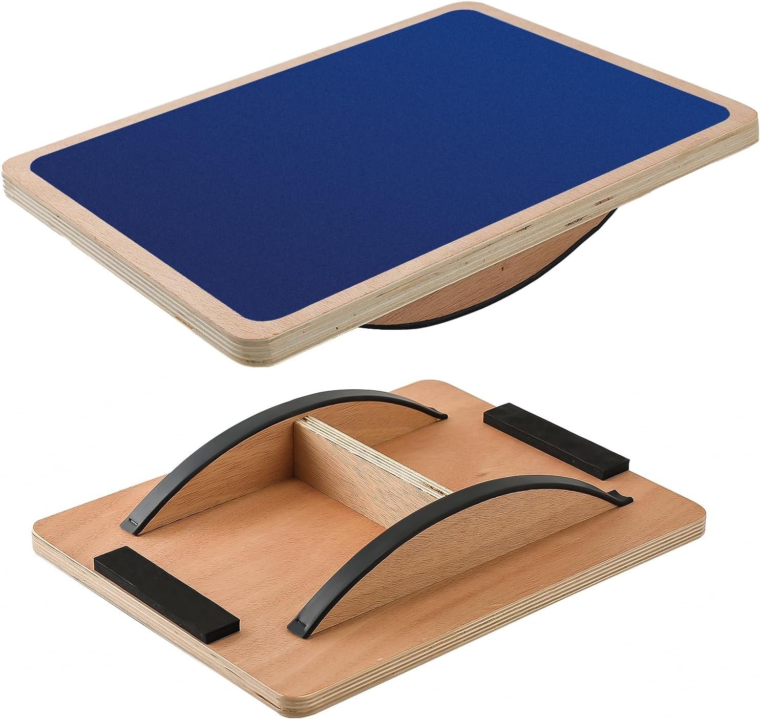 Juoe Balance Board Wobble Board for Adults and Kids – Anti-Slip 350LBS Balance Board for Physical Therapy,Balance Training,Posture Correction,Standing Desk Core Strength Wooden Balance Rocker Board