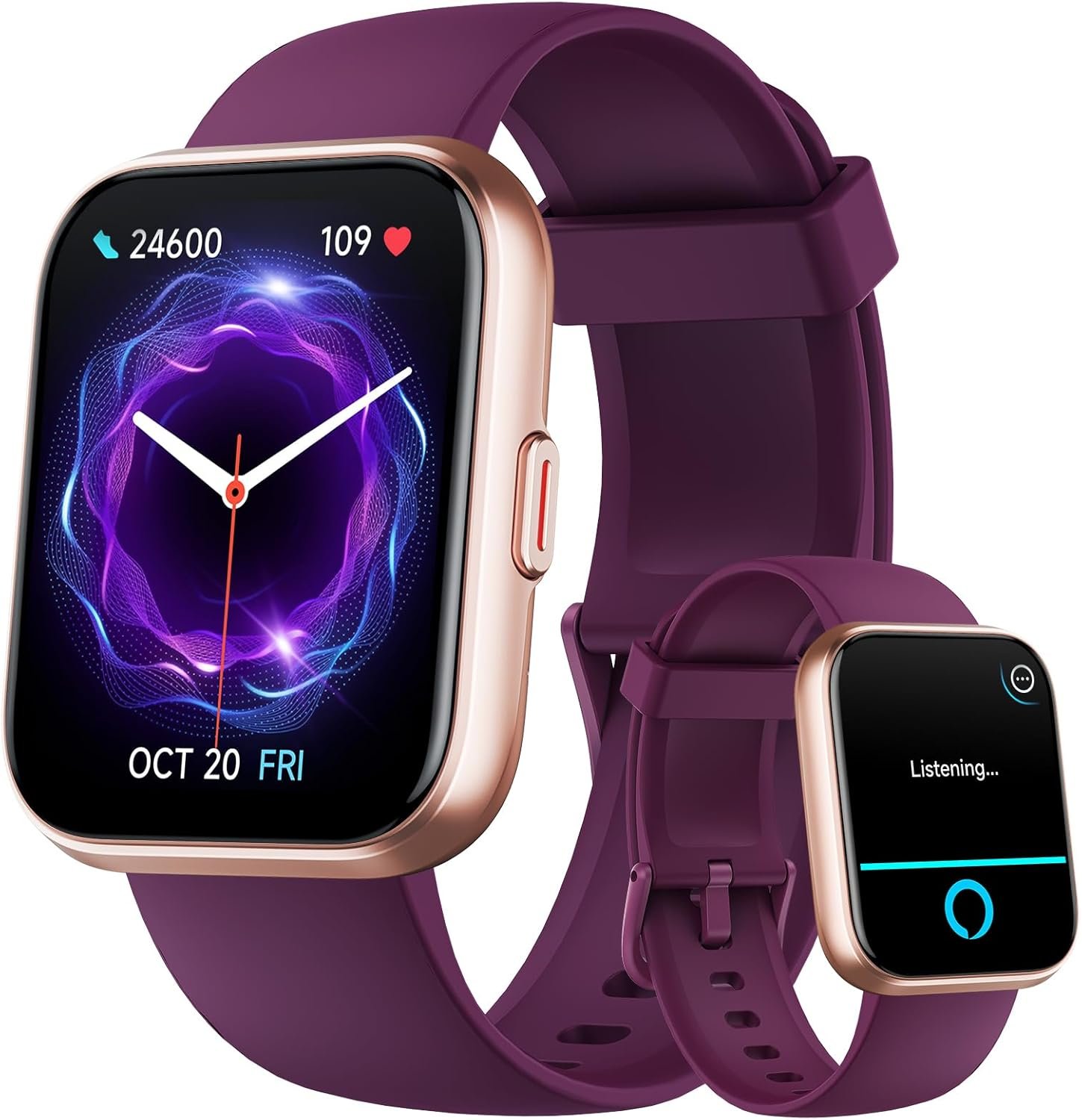 Smart Watches for Women, 1.85″ HD Smart Watch for iPhone/Samsung/Android with Calls/Messages/Reminders, 3ATM 120+ Sport Modes Fitness Tracker Watch for Women with Heart Rate/Sleep/SpO2 Monitor, Alexa