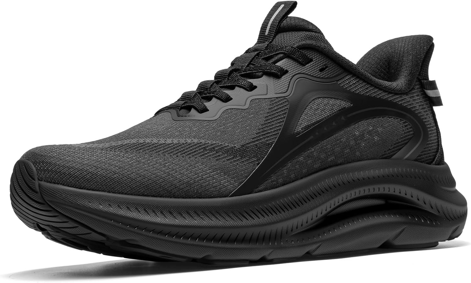 ALLSWIFIT Men’s Slip On Stability Support Walking Shoes Coushioning Non Slip Breathable Comfortable Cross Trainer Workout StediCore Running Gym Fashion Sneaker