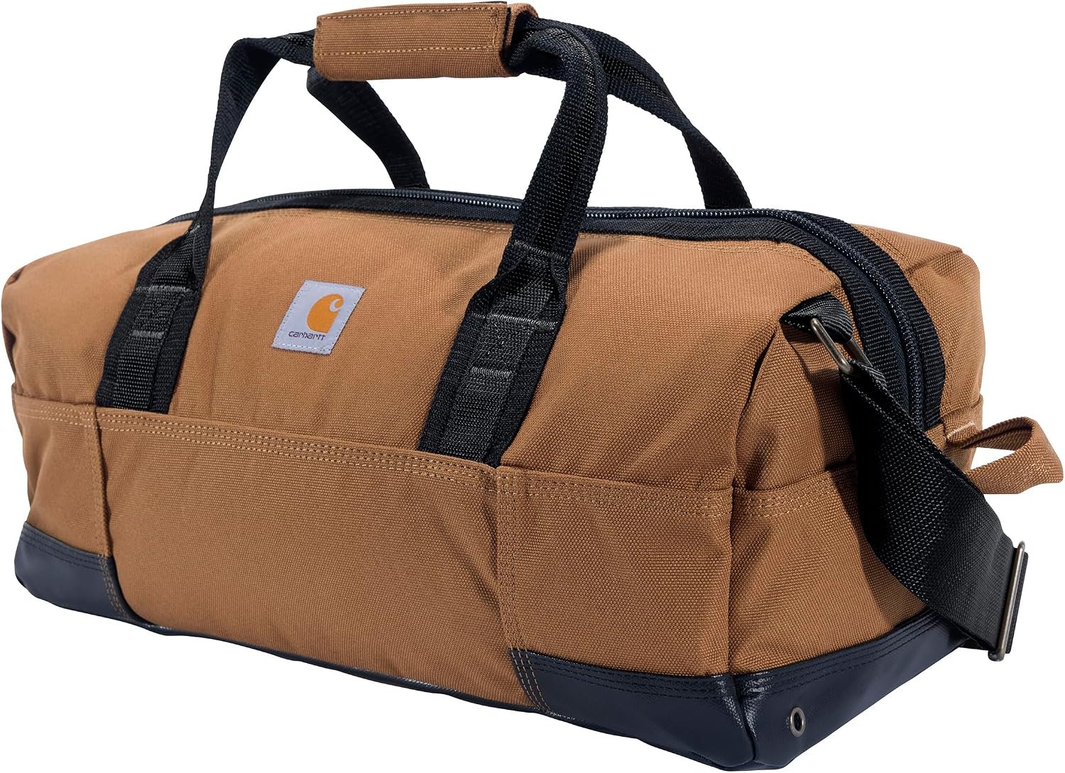 Carhartt Classic Duffels, Heavy-Duty Bag for Jobsite, Gym, & Travel, 35L, Carhartt Brown
