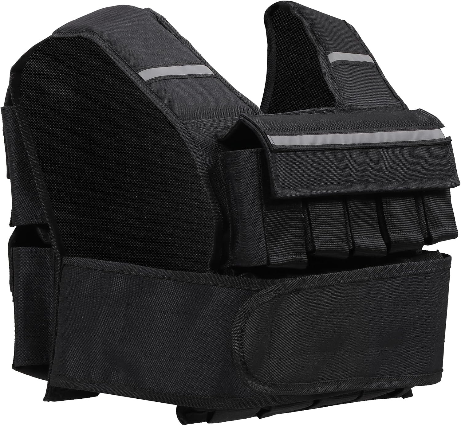 F2C Adjustable Weighted Vest 30lb / 40lb / 60lb, Removable Sandbag Weight Vest for Men Women, Running Walking Rucking, Strength & Fitness Training Vest with Reflective Strips