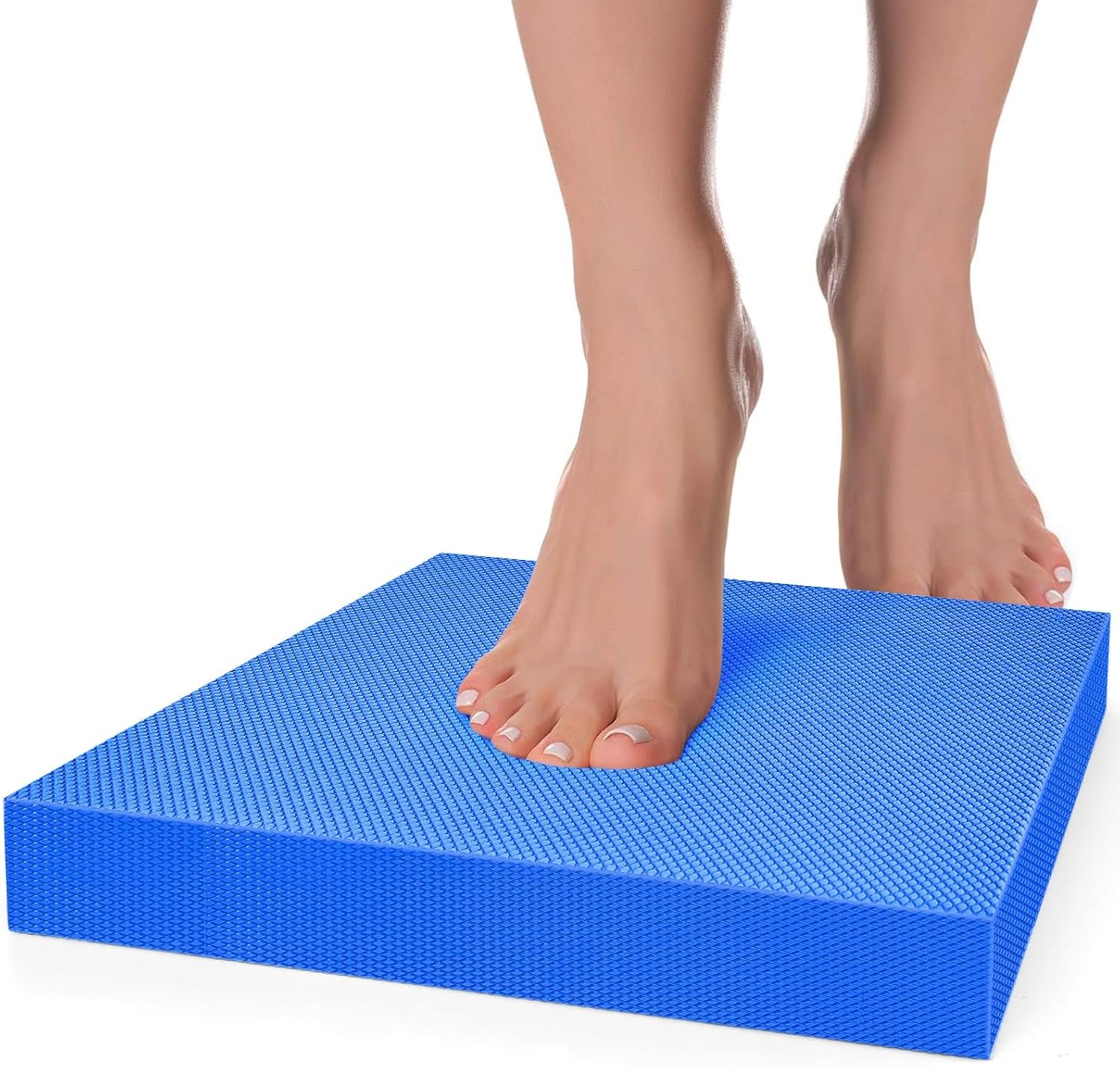 Balance Pad- Foam Balance Pad for Workout, Non-Slip & Water-Resistant Stability Trainer Mat, Soft TPE Exercise Foam Mat for Rehabilitation Stability,Physical Therapy,Fitness,Yoga (15.7″ * 13″ * 2″)